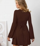 Платье с рукавами клеш  VOL-455A400