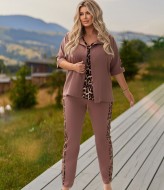 Брючный костюм тройка женский  VOJ-1032A880 Брючный костюм тройка женский  VOJ-1032A880