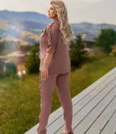 Брючный костюм тройка женский  VOJ-1032A880