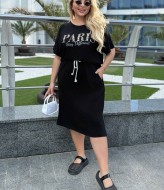 Трикотажное платье летнее  IRI-063A12