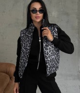 Леопардовая жилетка DN-212A350