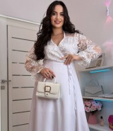  Вечернее длинное платье на запах YM-8028.1A28