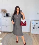 Однотонное платье KG-2778A550