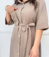 Однотонное платье KG-2778A550