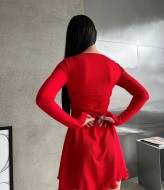 Платье с завязками сзади OTA-205A360 Платье с завязками сзади OTA-205A360