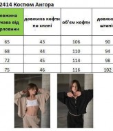 Костюм для девочки подростка  EV-2414A700