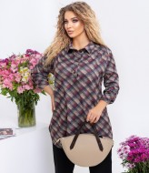 Рубашка туника в клетку JA-692A350