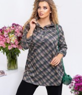Рубашка туника в клетку JA-692A350