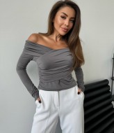 Лонгслив со спущенными плечами SP-455A360