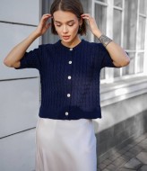 Кофта вязаная на пуговицах  MV-0147A900