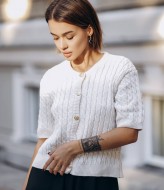 Кофта вязаная на пуговицах  MV-0147A900