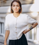 Кофта вязаная на пуговицах  MV-0147A900