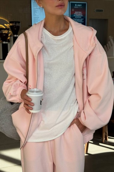 Нежно розовый костюм EST-5982A1000