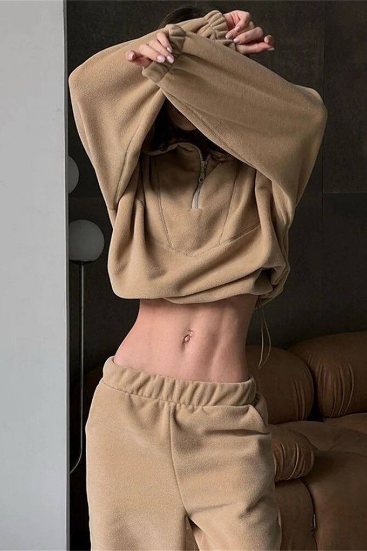 Спортивный костюм флис женский  LOU-1007A690