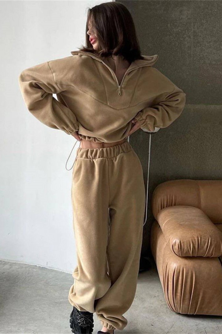 Спортивный костюм флис женский  LOU-1007A690