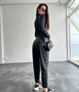 Прямі штани на високій посадці IO-799A370 Прямі штани на високій посадці IO-799A370