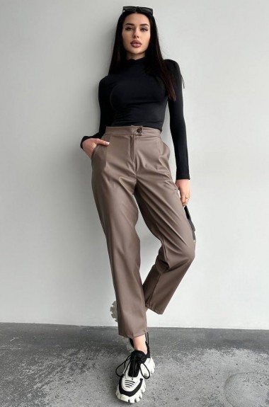 Прямі штани на високій посадці IO-799A370