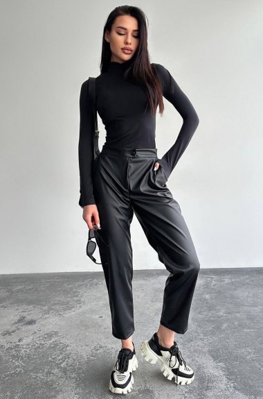 Прямі штани на високій посадці IO-799A370