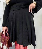 Юбка из трикотажа с клиньями INS-473A550