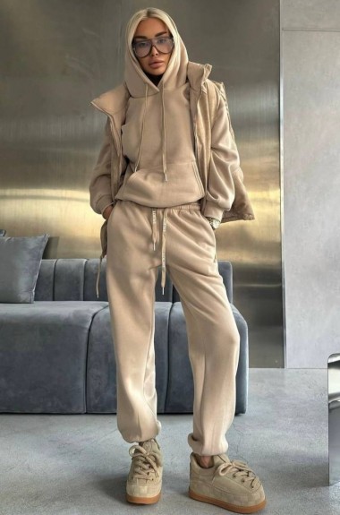 Костюм 3-ка двосторонній жилет, худі і штани ZIF-1467A1250