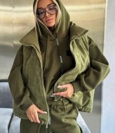 Костюм 3-ка двухсторонний жилет, худи и брюки ZIF-1467A1250 Костюм 3-ка двухсторонний жилет, худи и брюки ZIF-1467A1250