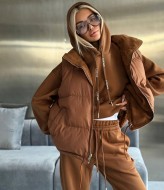 Костюм 3-ка двухсторонний жилет, худи и брюки ZIF-1467A1250 Костюм 3-ка двухсторонний жилет, худи и брюки ZIF-1467A1250