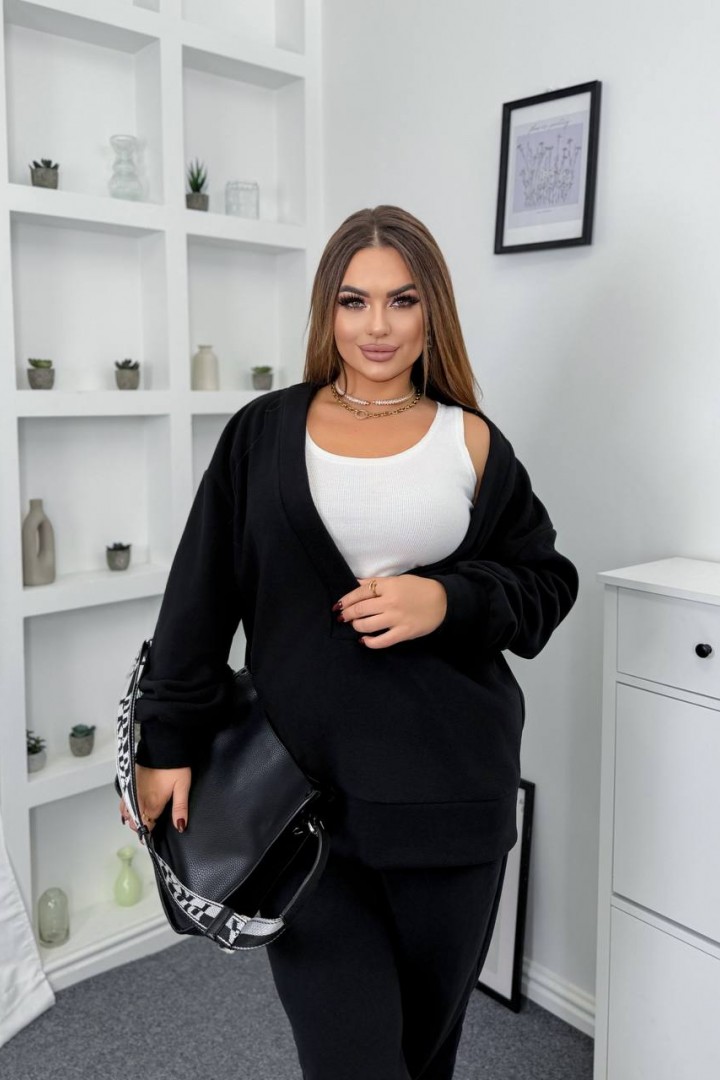 Костюм тройка женский теплый AB-1772A22