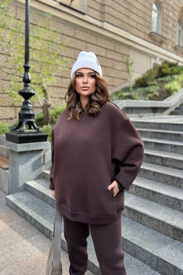 Удлиненное худи оверсайз  AB-253A20 Удлиненное худи оверсайз  AB-253A20