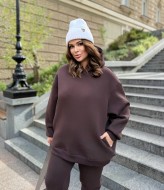 Удлиненное худи оверсайз  AB-253A20