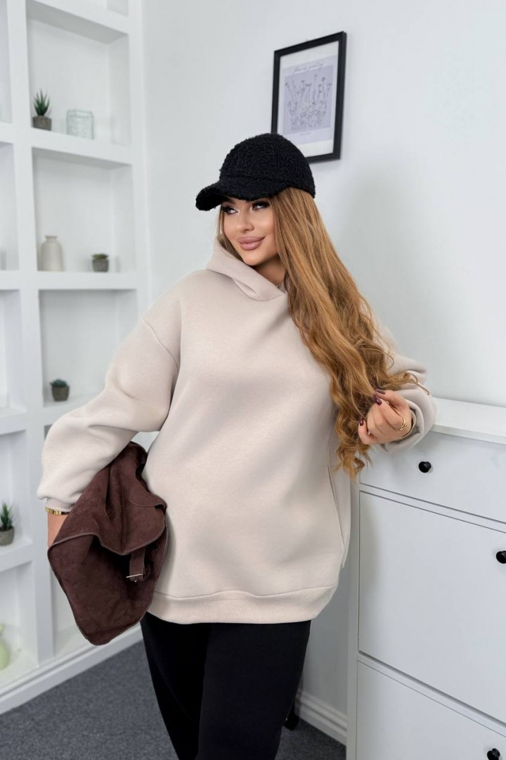 Удлиненное худи оверсайз  AB-253A20 Удлиненное худи оверсайз  AB-253A20