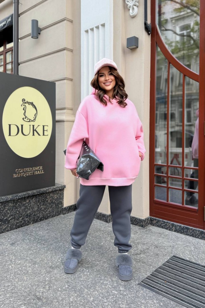 Удлиненное худи оверсайз  AB-253A20