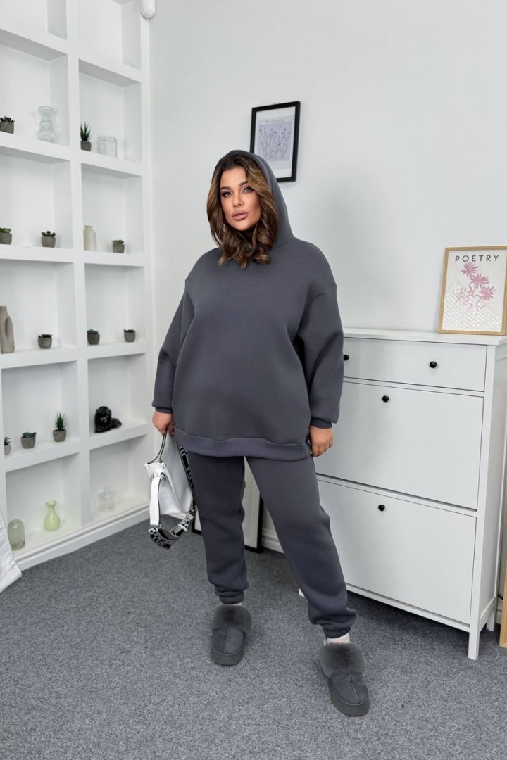 Удлиненное худи оверсайз  AB-253A20