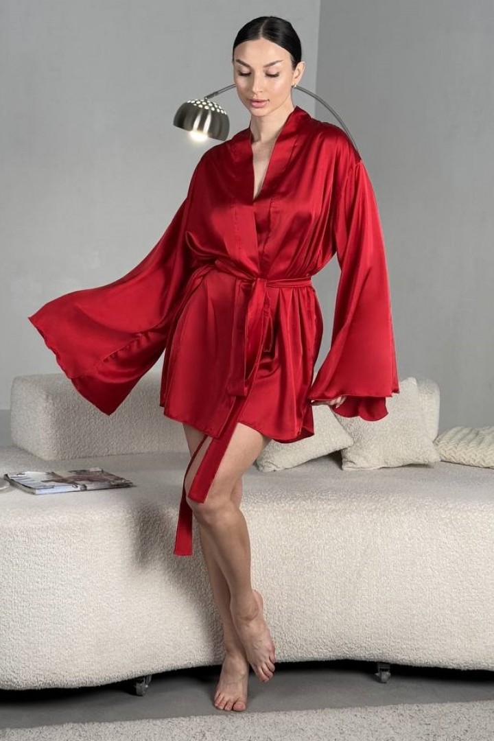 Шелковый халатик BLO-819A450 Шелковый халатик BLO-819A450