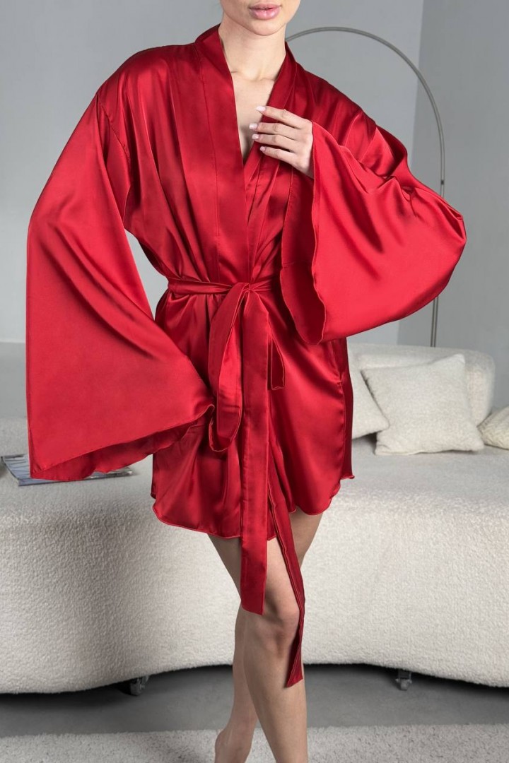 Шелковый халатик BLO-819A450 Шелковый халатик BLO-819A450