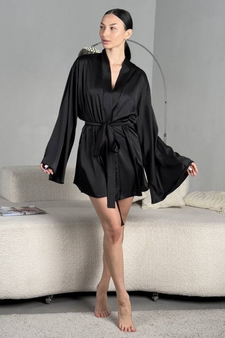 Шелковый халатик BLO-819A450 Шелковый халатик BLO-819A450