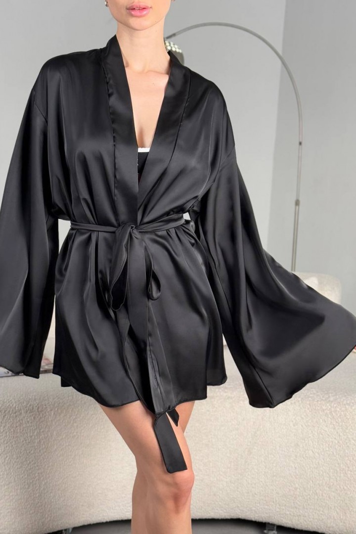 Шелковый халатик BLO-819A450 Шелковый халатик BLO-819A450