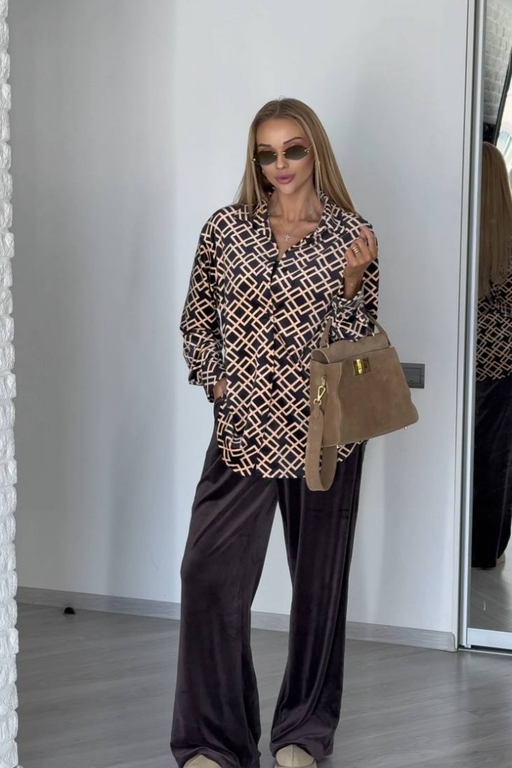 Костюм из велюра ATE-077A890 Костюм из велюра ATE-077A890