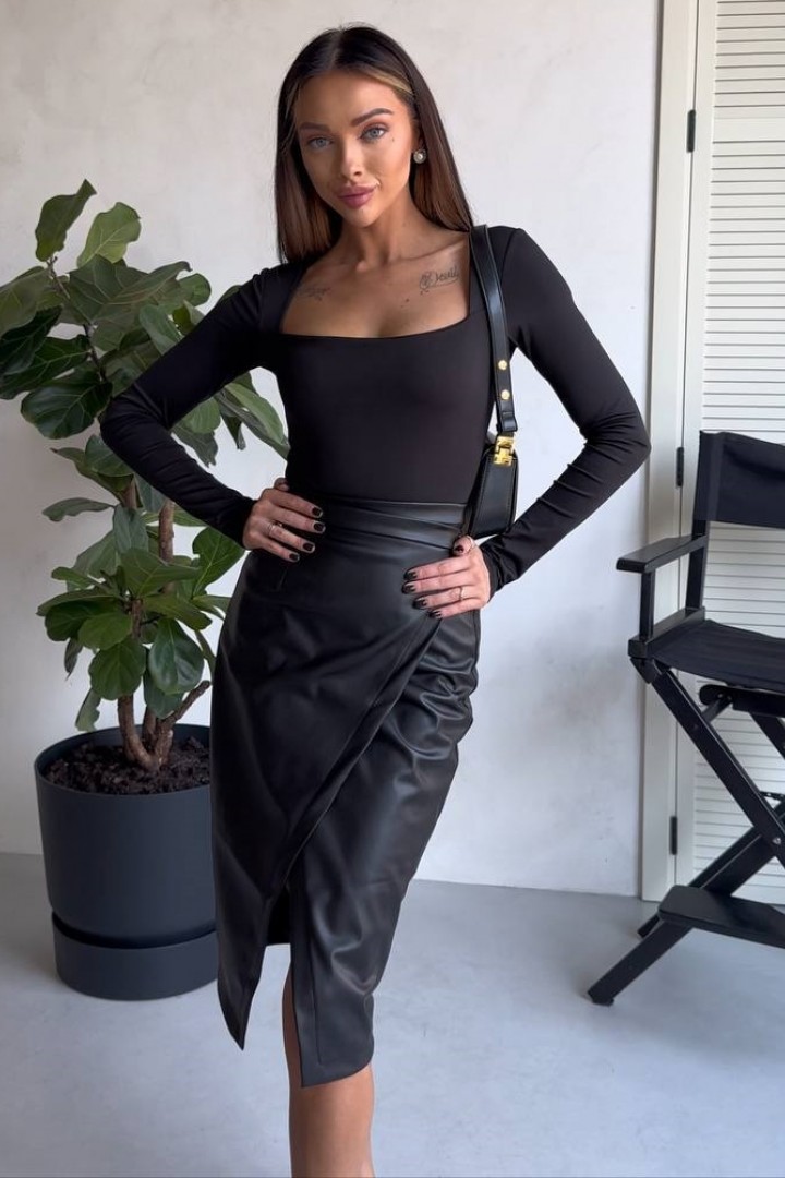 Шкіряна спідниця ATE-027A510