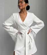 Ассиметричное платье на запах NK-644A720