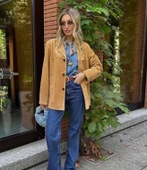 Пиджак замшевый женский DN-228A790