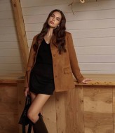 Пиджак замшевый женский DN-228A790