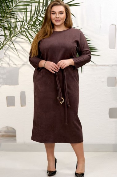 Платье длины миди GOL-2089A900