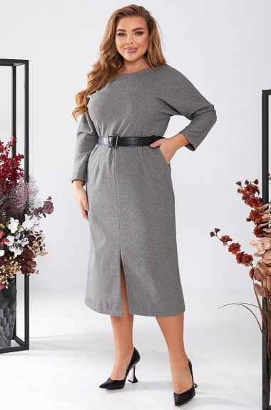 Платье с разрезом GOL-1956A950