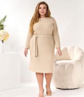 Платье с поясом GOL-2084A950