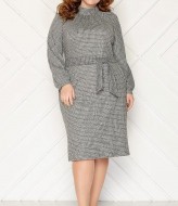 Теплое платье GOL-1704A700