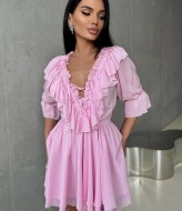 Короткое пышное платье YLM-560A550