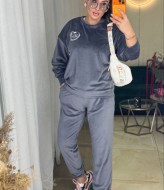 Велюровый костюм EFR-195A450