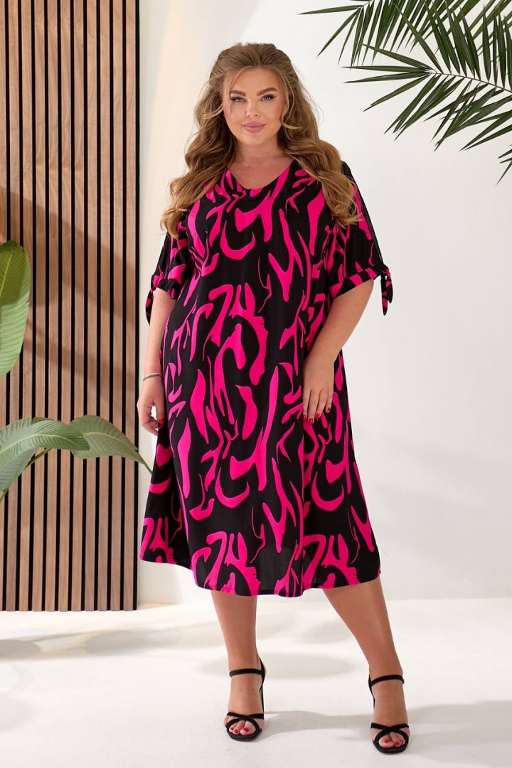 Штапельное платье NU-1456A15