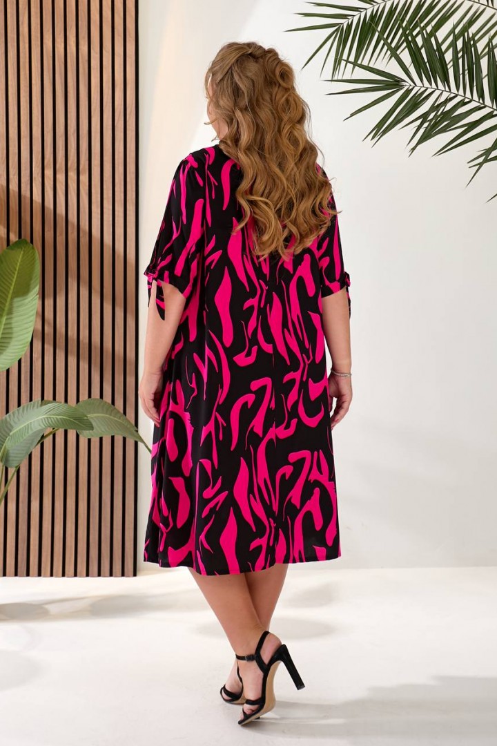 Штапельное платье NU-1456A15