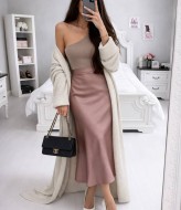 Шелковая юбка KIK-008A269